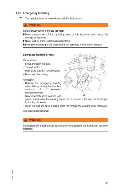Mitsubishi ESR15N2, ESR 18N2 Operating and Maintenance Instructions 51423155-3