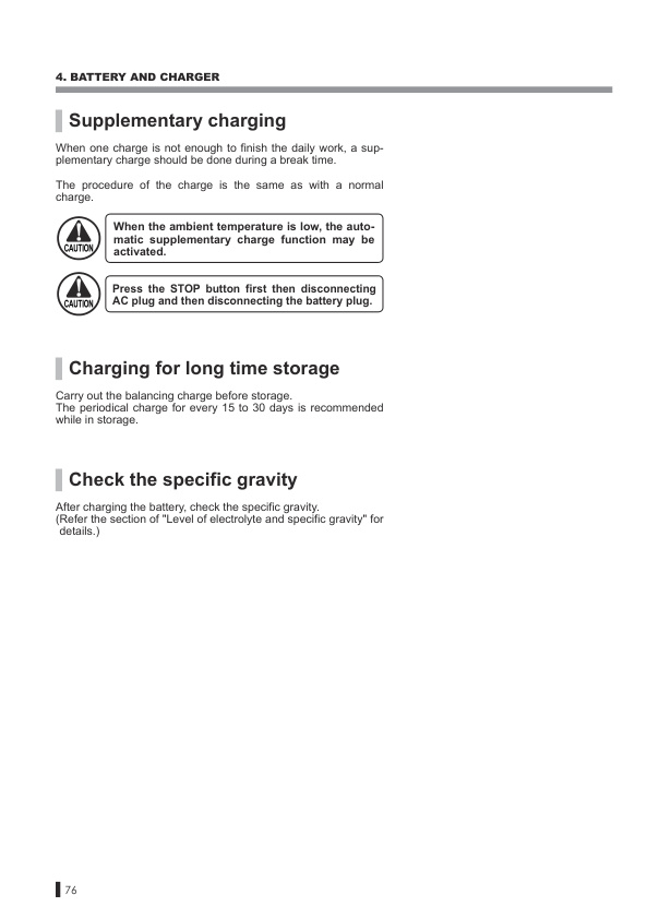 Mitsubishi FB10-28(H)CA1, FB30CA1 Operation and Maintenance Manual 99710-17110-3