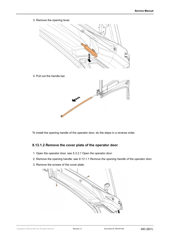Mitsubishi FB14N2T, FB16(C)N2(T), FB18(C)N2(T), FB20N2(T) Service Manual 664197 EN A-5