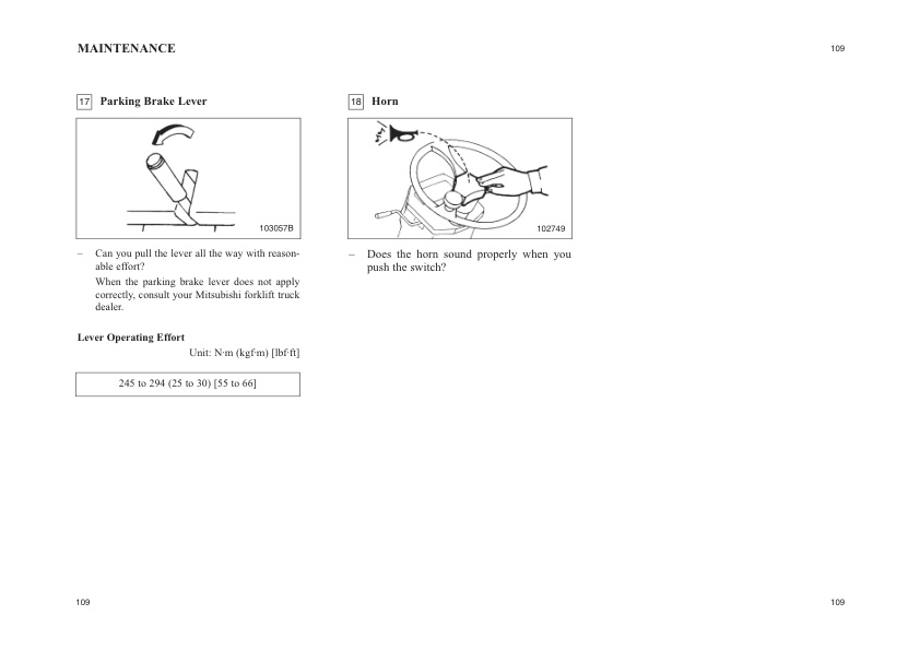 Mitsubishi FB16K to FB35K PAC Operation and Maintenance Manual 99750-52140 5 Mitsubishi FB16K to FB35K PAC Operation and Maintenance Manual 99750-52140-5