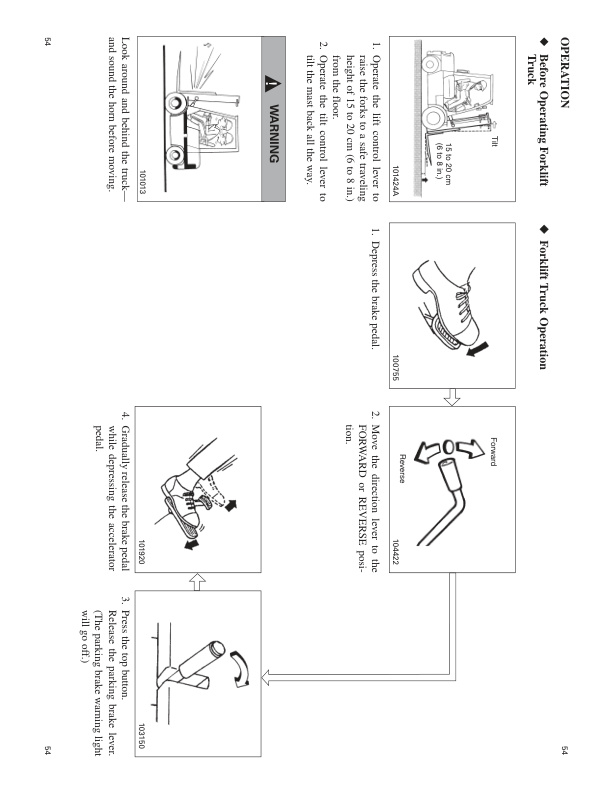 Mitsubishi FB16KT, FB18KT, FB20KT Operation and Maintenance Manual 99710-79110 2 Mitsubishi FB16KT, FB18KT, FB20KT Operation and Maintenance Manual 99710-79110-2