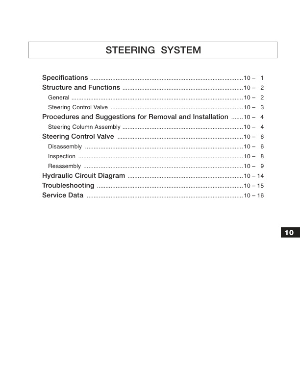 Mitsubishi FB16NT, FB18NT, FB20NT Chassis, Mast and Options Service Manual 99719-78100 3 Mitsubishi FB16NT, FB18NT, FB20NT Chassis, Mast and Options Service Manual 99719-78100-3