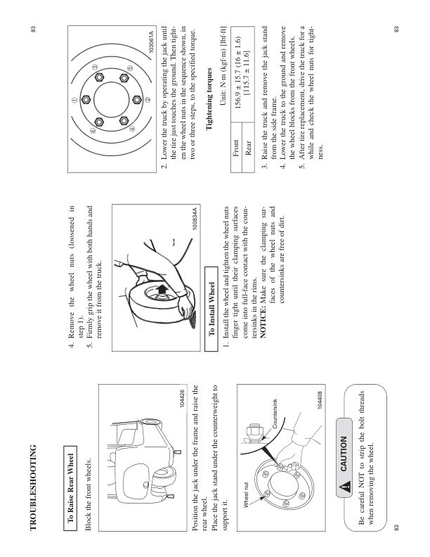 Mitsubishi FB16NT, FB18NT, FB20NT Operation and Maintenance Manual 99750-7B100 3 Mitsubishi FB16NT, FB18NT, FB20NT Operation and Maintenance Manual 99750-7B100-3