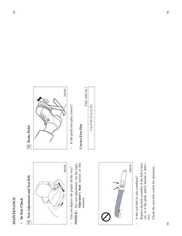 Mitsubishi FB16NT, FB18NT, FB20NT Operation and Maintenance Manual 99750-7B100 4 Mitsubishi FB16NT, FB18NT, FB20NT Operation and Maintenance Manual 99750-7B100-4