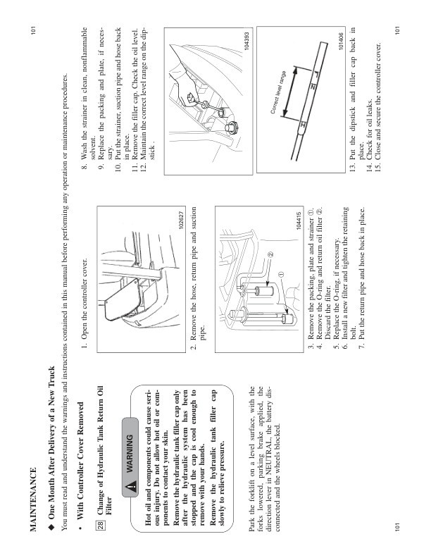 Mitsubishi FB16NT, FB18NT, FB20NT Operation and Maintenance Manual 99750-7B100 5 Mitsubishi FB16NT, FB18NT, FB20NT Operation and Maintenance Manual 99750-7B100-5