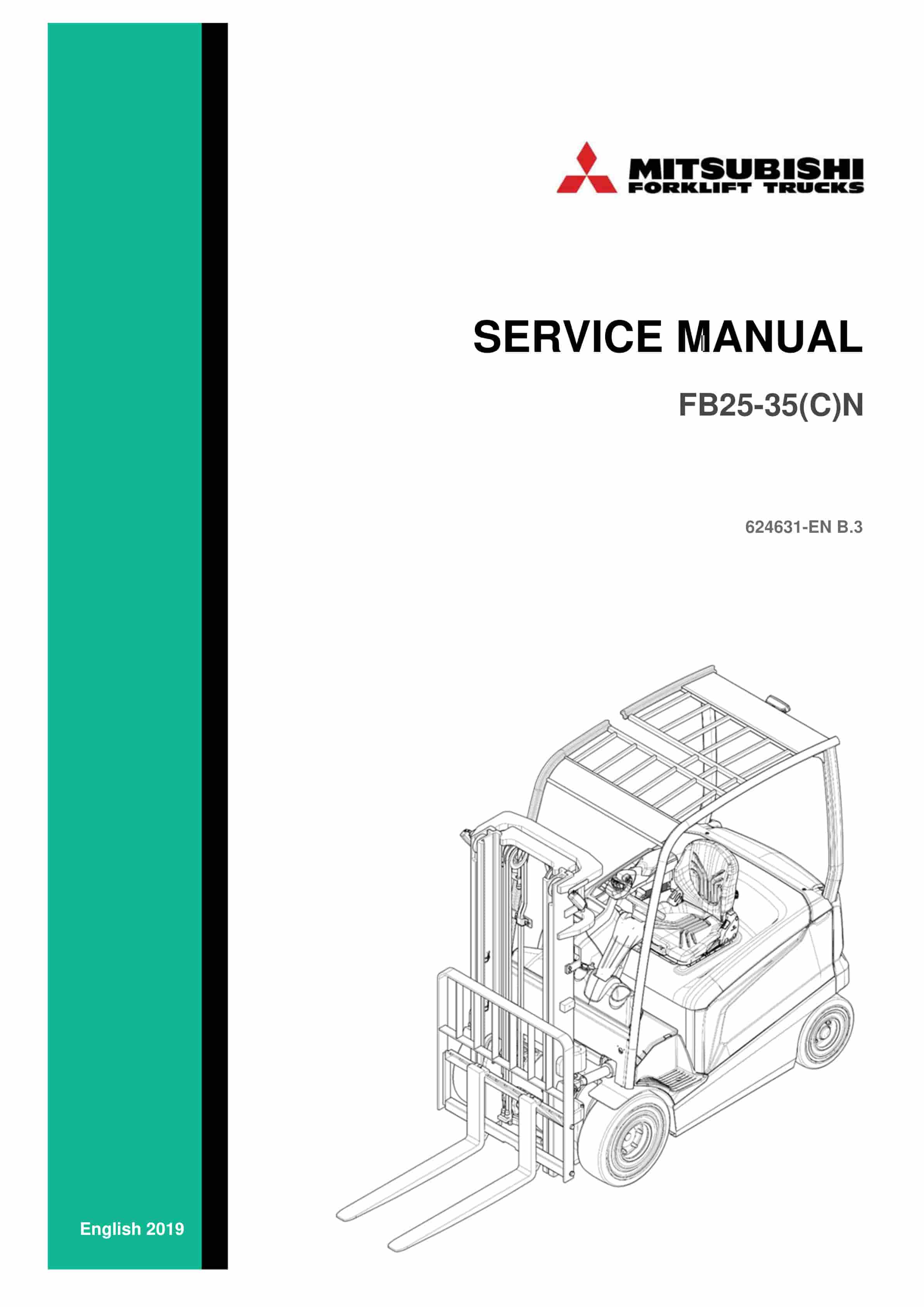 Mitsubishi FB25-35(C)N Service Manual 624631 EN B.3