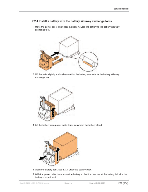 Alternative view of Mitsubishi FB25ACN, FB25AN, FB30ACN, FB30AN, FB35AN Service Manual 658482 EN A