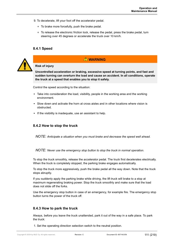 Alternative view of Mitsubishi FB25ACN(-SP), FB25AN(-SP), FB30ACN(-SP), FB30AN(-SP), FB35AN(-SP) Operation and Maintenance Manual 657142 EN C