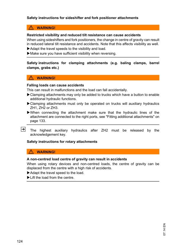 Mitsubishi FB40C 2, FB40 2, FB45C 2, FB45 2, FB50 2, FB40S 2, FB50S 2 Operating and Maintenance Instructions 51361617-2