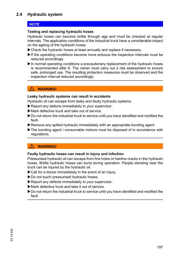 Mitsubishi FB40C 2, FB40 2, FB45C 2, FB45 2, FB50 2, FB40S 2, FB50S 2 Operating and Maintenance Instructions 51361617-5