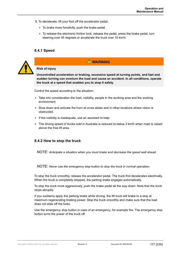 Mitsubishi FB40N, FB45N, FB50CN, FB50N, FB50NH, FB55NH Operation and Maintenance Manual 655046 EN E 2 Mitsubishi FB40N, FB45N, FB50CN, FB50N, FB50NH, FB55NH Operation and Maintenance Manual 655046 EN E - Image 2
