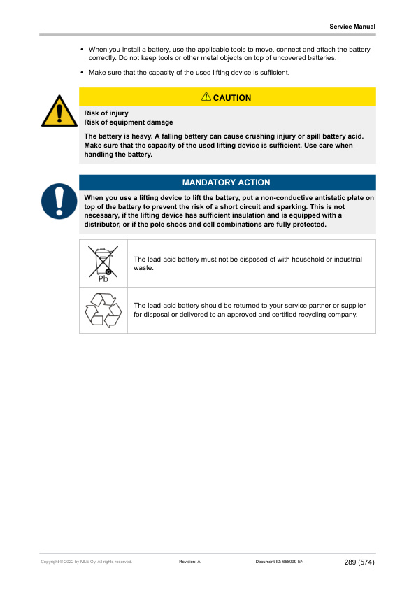 Alternative view of Mitsubishi FB40N, FB45N, FB50CN, FB50N, FB50NH, FB55NH Service Manual 658099 EN A