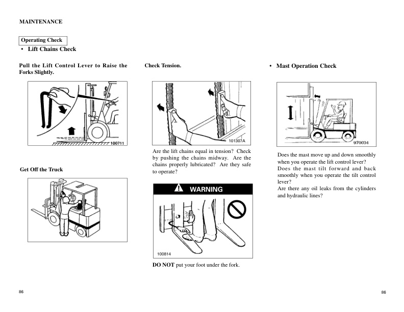Mitsubishi FBC15K to FBC30KL Operation and Maintenance Manual 99750-73120 4 Mitsubishi FBC15K to FBC30KL Operation and Maintenance Manual 99750-73120 - Image 4