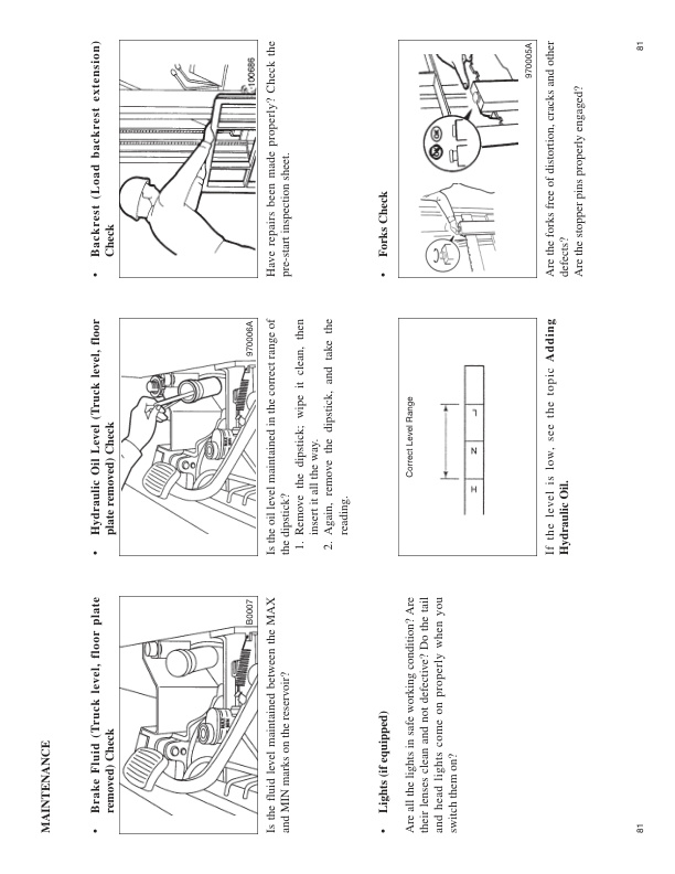 Mitsubishi FBC15N to FBC30LN Forklift Trucks Operation and Maintenance Manual 99750-7C121-3