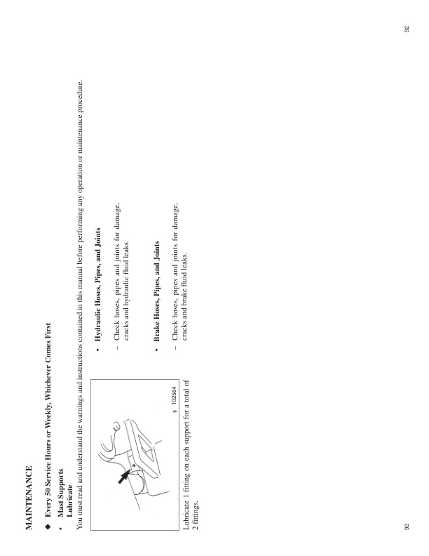 Mitsubishi FBC15N to FBC30LN Forklift Trucks Operation and Maintenance Manual 99750-7C121-4