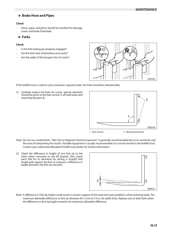 Mitsubishi FBC22N2 to FBC30LN2 Operation and Maintenance Manual 99750-7N100 3 Mitsubishi FBC22N2 to FBC30LN2 Operation and Maintenance Manual 99750-7N100 - Image 3