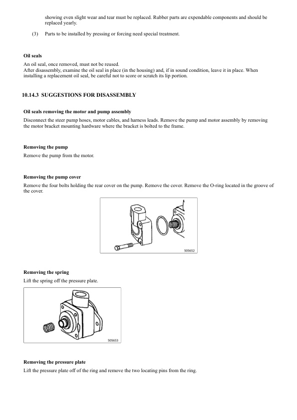 Alternative view of Mitsubishi FBC23N, FBC25N, FBC25EN, FBC25LN, FBC30N, FBC30LN Chassis and Mast Service Manual SMFEA-AFB30-190