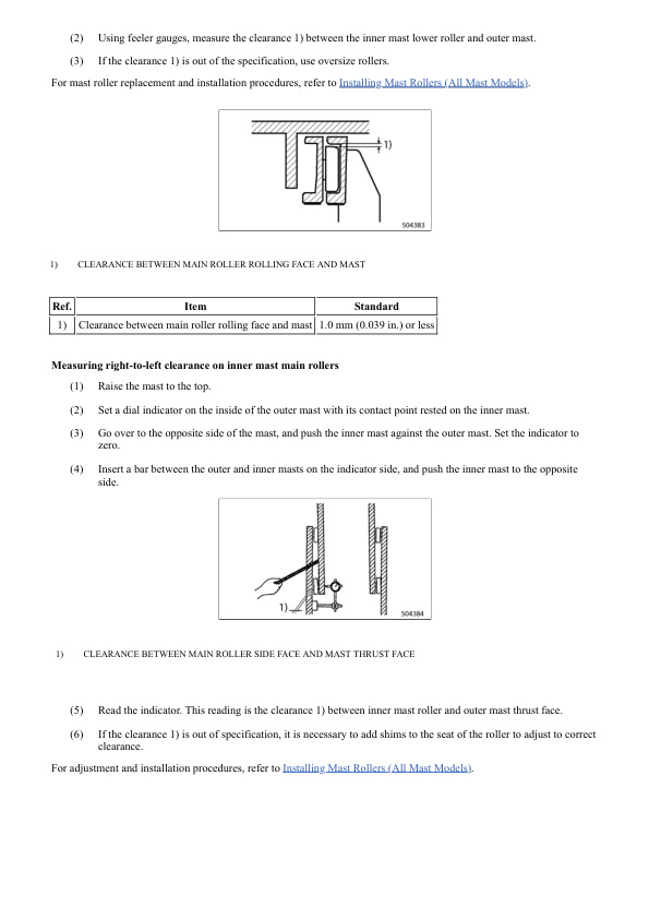 Mitsubishi FBC23N, FBC25N, FBC25EN, FBC25LN, FBC30N, FBC30LN Chassis and Mast Service Manual SMFEA-AFB30-190 5 Mitsubishi FBC23N, FBC25N, FBC25EN, FBC25LN, FBC30N, FBC30LN Chassis and Mast Service Manual SMFEA-AFB30-190 - Image 5