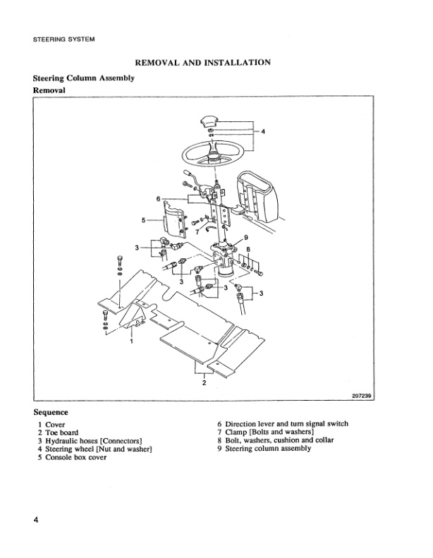 Mitsubishi FD100 to FD150A Chassis and Mast Service Manual 99799-70110-3