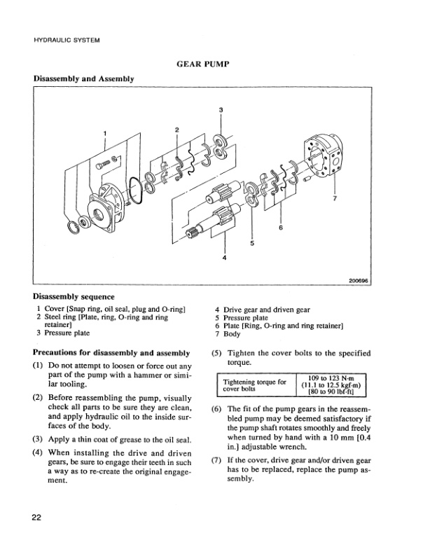 Mitsubishi FD100 to FD150A Chassis and Mast Service Manual 99799-70110-4