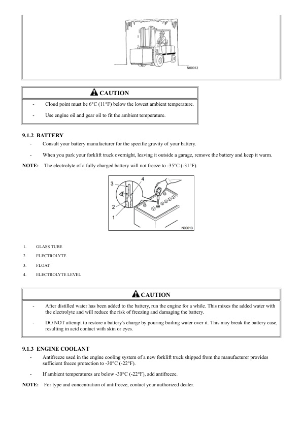 Mitsubishi FD100N1 to FD160AN1 Forklift Trucks Operation and Maintenance Manual 99790-76110 3 Mitsubishi FD100N1 to FD160AN1 Forklift Trucks Operation and Maintenance Manual 99790-76110 - Image 3