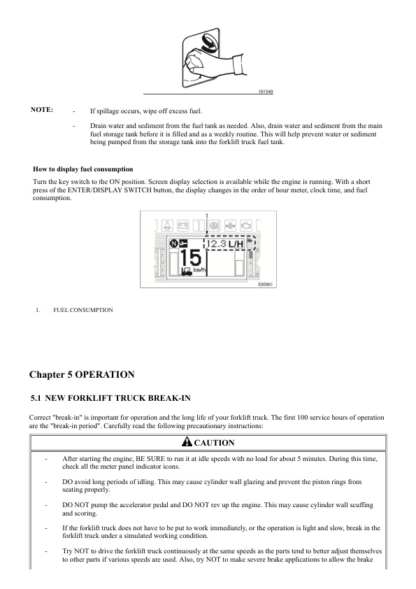 Mitsubishi FD100NM1 to FD150ANM1 Forklift Trucks Operation and Maintenance Manual 99790-77110 2 Mitsubishi FD100NM1 to FD150ANM1 Forklift Trucks Operation and Maintenance Manual 99790-77110 - Image 2