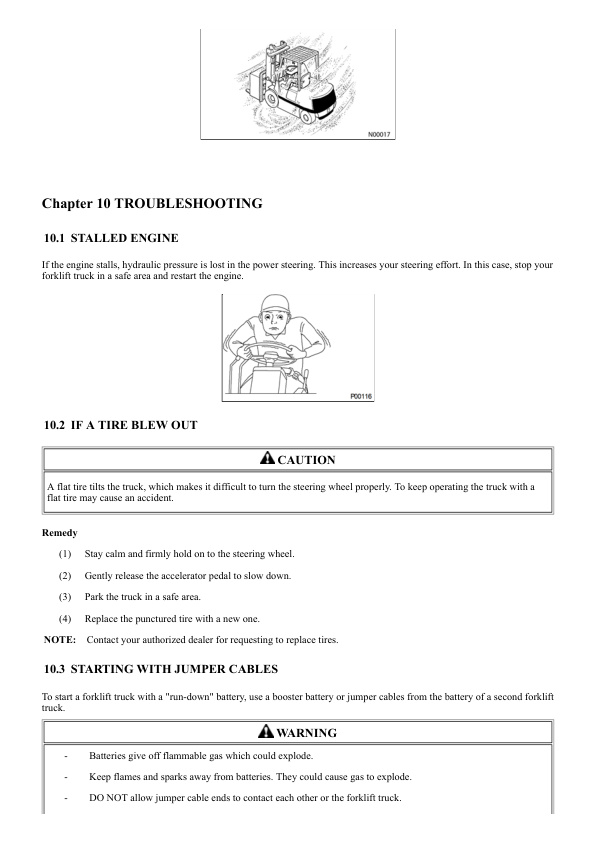 Mitsubishi FD100NM1 to FD150ANM1 Forklift Trucks Operation and Maintenance Manual 99790-77110 3 Mitsubishi FD100NM1 to FD150ANM1 Forklift Trucks Operation and Maintenance Manual 99790-77110 - Image 3