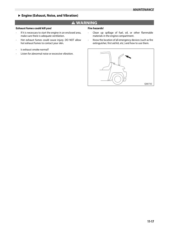 Mitsubishi FD100NM1 to FD150ANM1S Operation and Maintenance Manual 99790-27120 5 Mitsubishi FD100NM1 to FD150ANM1S Operation and Maintenance Manual 99790-27120 - Image 5