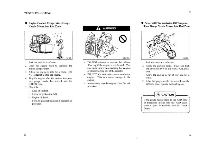 Mitsubishi FD250, FD280 Operation and Maintenance Manual 99780-02100 3 Mitsubishi FD250, FD280 Operation and Maintenance Manual 99780-02100 - Image 3