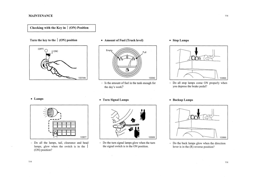 Mitsubishi FD250, FD280 Operation and Maintenance Manual 99780-02100 5 Mitsubishi FD250, FD280 Operation and Maintenance Manual 99780-02100 - Image 5