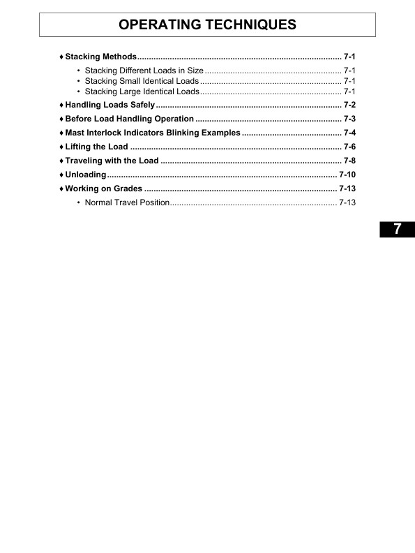 Mitsubishi FD40-45-50NFHT Operation and Maintenance Manual 99730-1H000 2 Mitsubishi FD40-45-50NFHT Operation and Maintenance Manual 99730-1H000 - Image 2