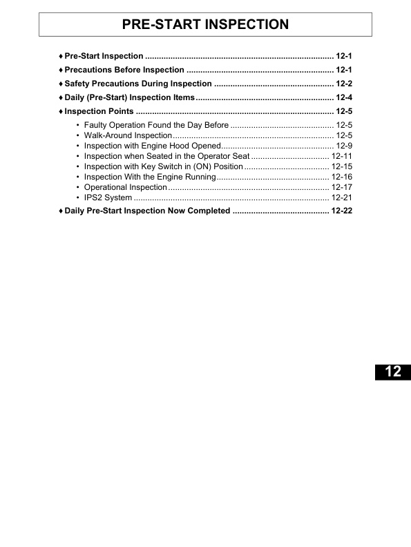 Mitsubishi FD40-45-50NFHT Operation and Maintenance Manual 99730-1H000 4 Mitsubishi FD40-45-50NFHT Operation and Maintenance Manual 99730-1H000 - Image 4