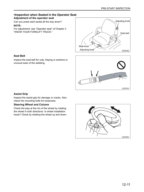 Mitsubishi FD40-45-50NFHT Operation and Maintenance Manual 99730-1H000 5 Mitsubishi FD40-45-50NFHT Operation and Maintenance Manual 99730-1H000 - Image 5