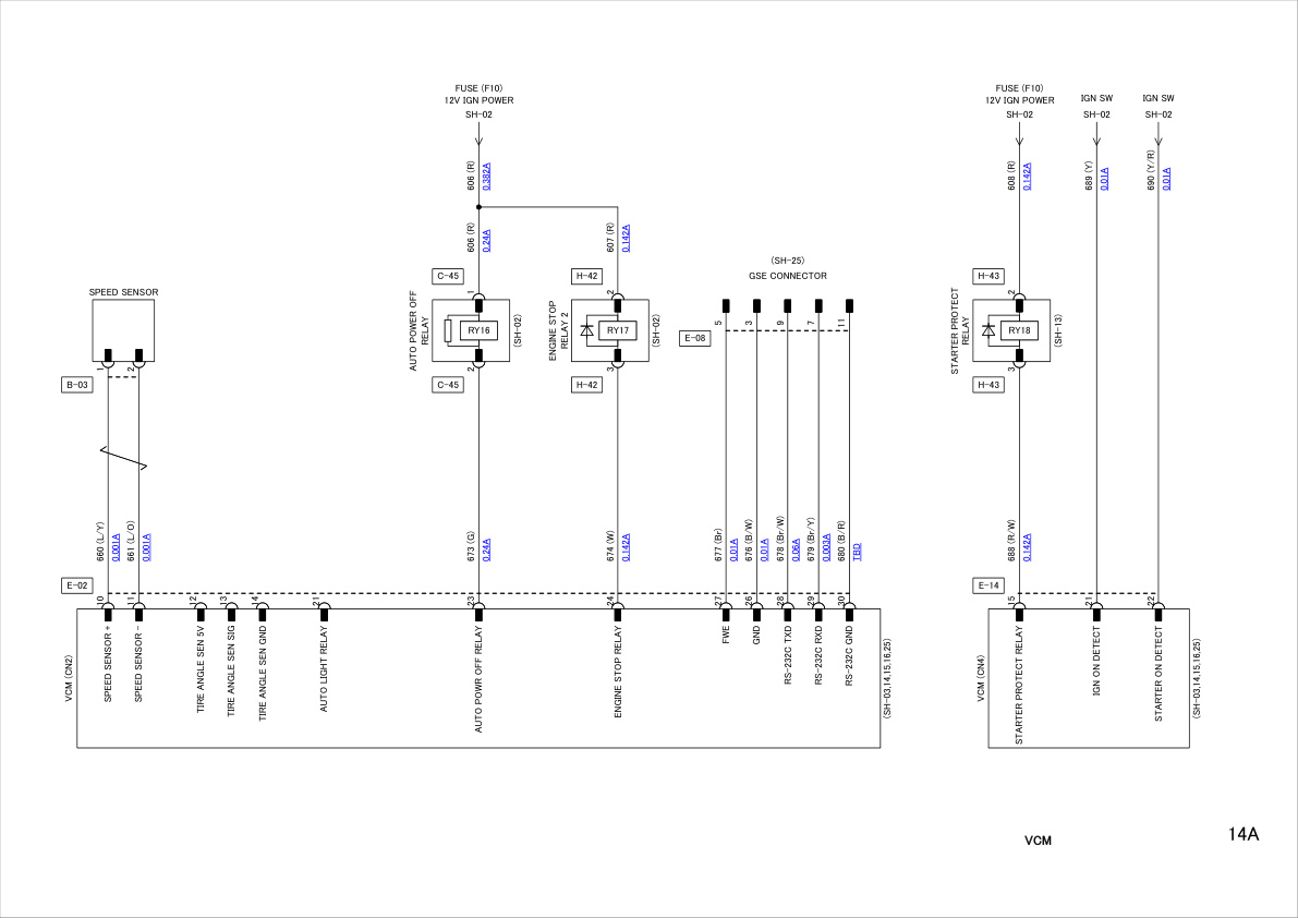Mitsubishi FD40N to FD55N Circuit Diagrams SMFEA-AF12D-220S-2