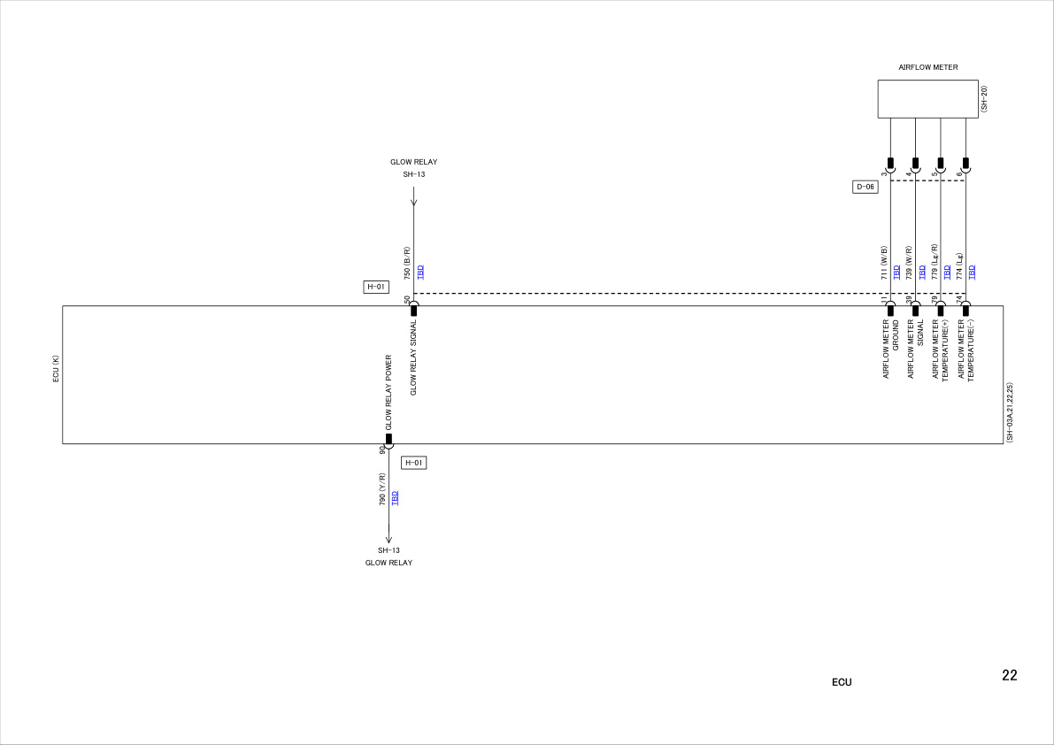 Mitsubishi FD40N to FD55N Circuit Diagrams SMFEA-AF12D-220S-3