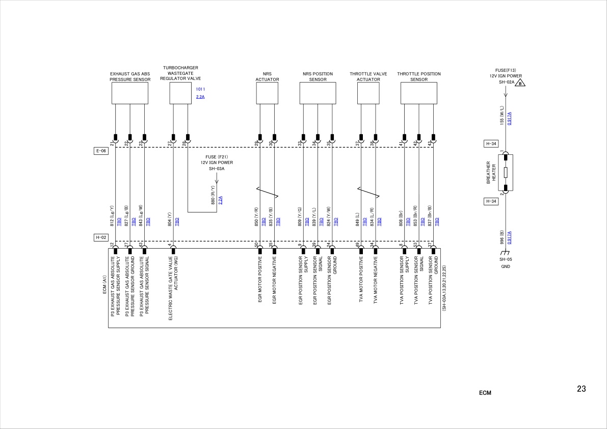 Mitsubishi FD40N1 to FD55N1 Circuit Diagrams-3