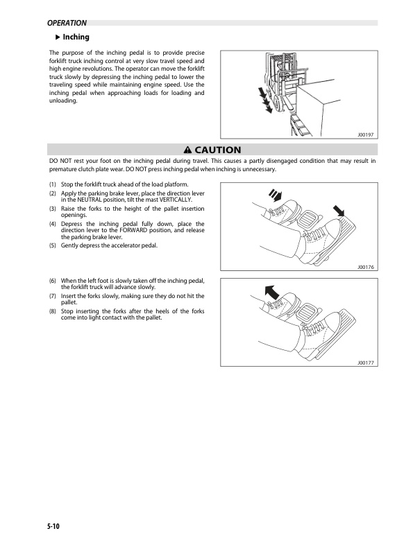 Mitsubishi FD60NM, FD60NMS, FD70NM, FD70NMS Operation and Maintenance Manual 99700-17120 2 Mitsubishi FD60NM, FD60NMS, FD70NM, FD70NMS Operation and Maintenance Manual 99700-17120 - Image 2