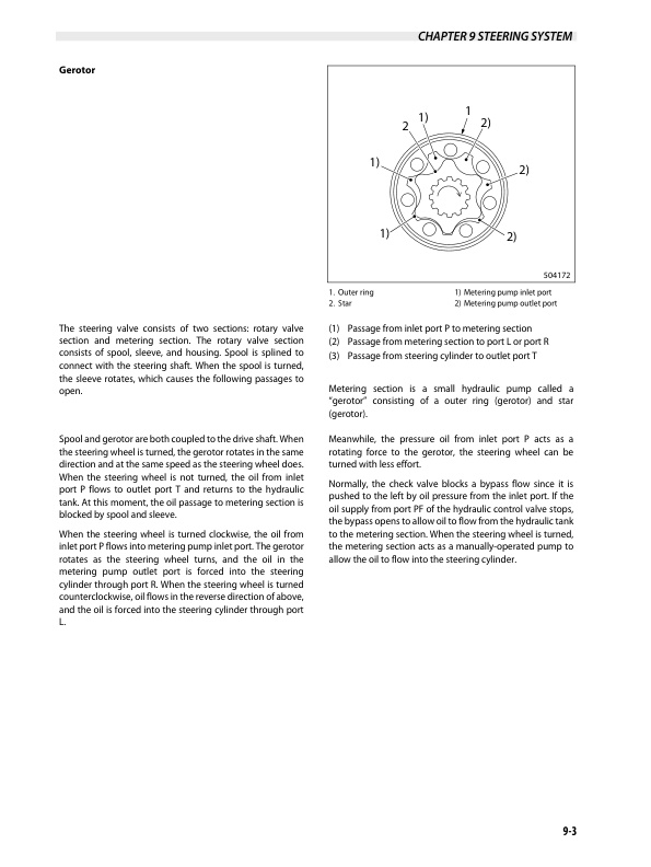 Alternative view of Mitsubishi FD60NM, FD70NM Chassis and Mast Service Manual 99709-17100