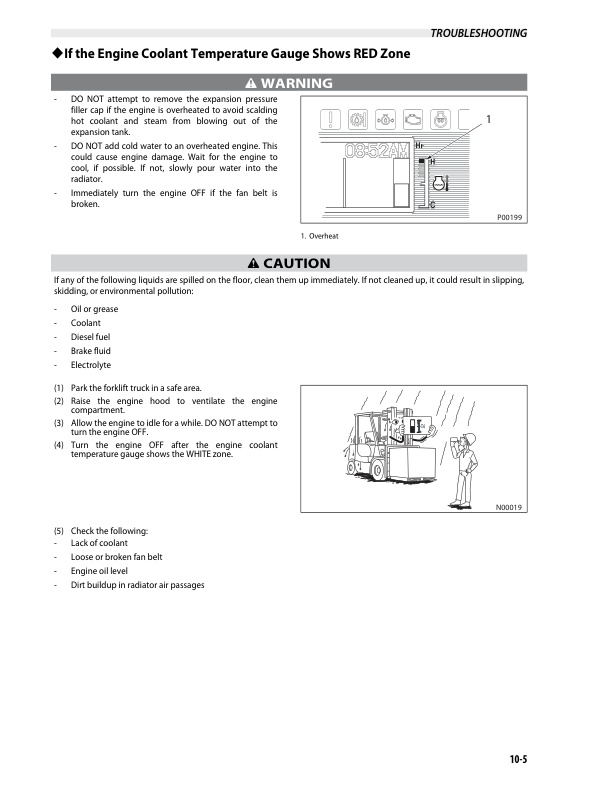 Mitsubishi FD70N Operation and Maintenance Manual 99700-1010A 3 Mitsubishi FD70N Operation and Maintenance Manual 99700-1010A - Image 3