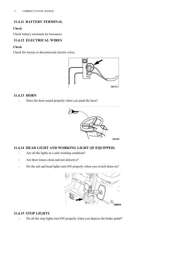 Mitsubishi FD70N1 Forklift Trucks Operation and Maintenance Manual 99700-70110 4 Mitsubishi FD70N1 Forklift Trucks Operation and Maintenance Manual 99700-70110 - Image 4