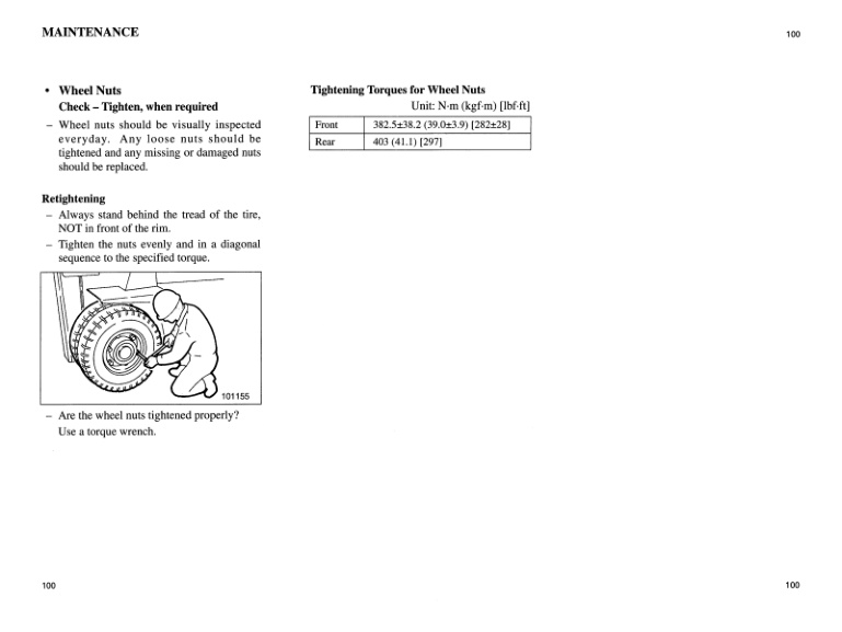 Mitsubishi FD80, FD90 Operation and Maintenance Manual 99700-79110 4 Mitsubishi FD80, FD90 Operation and Maintenance Manual 99700-79110 - Image 4
