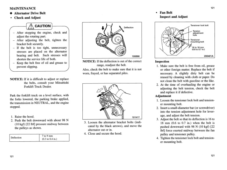 Mitsubishi FG-FD 10-35A Operation and Maintenance Manual 99710-11420 5 Mitsubishi FG-FD 10-35A Operation and Maintenance Manual 99710-11420 - Image 5