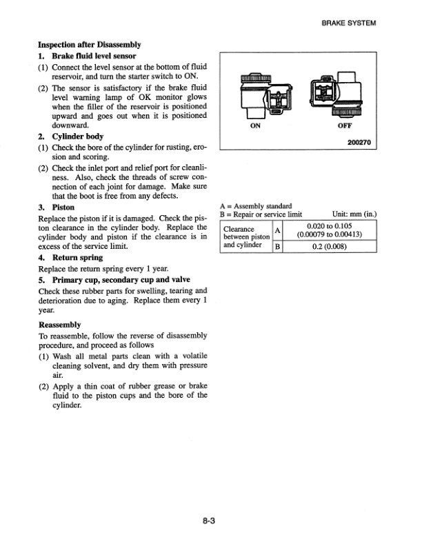 Mitsubishi FG-FD 15K-35K Chassis Mast Service Manual 99719-53120-2
