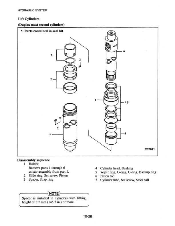 Mitsubishi FG-FD 15K-35K Chassis Mast Service Manual 99719-53120-3
