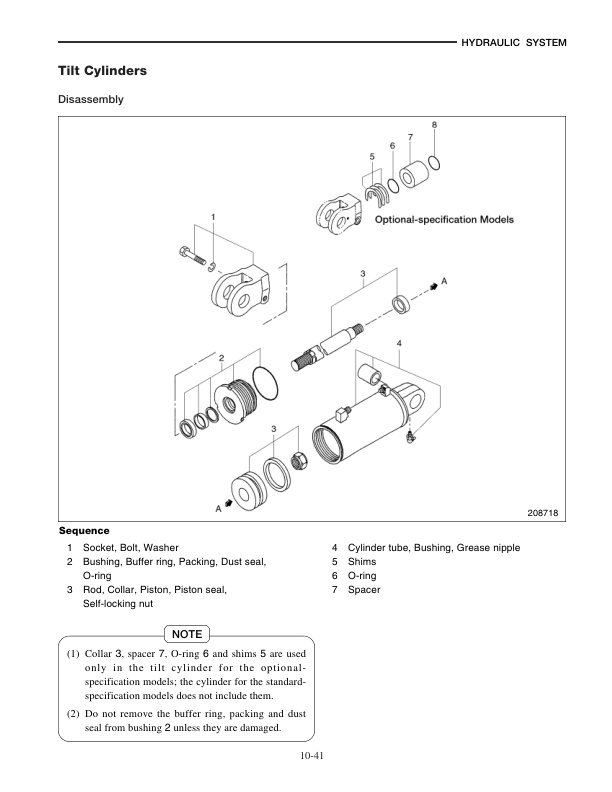 Mitsubishi FG-FD 35-50 Chassis Mast Service Manual 99739-78100-3