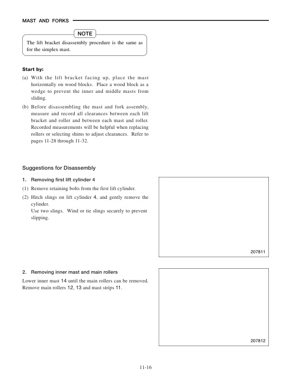 Mitsubishi FG-FD 35-50 Chassis Mast Service Manual 99739-78100-4