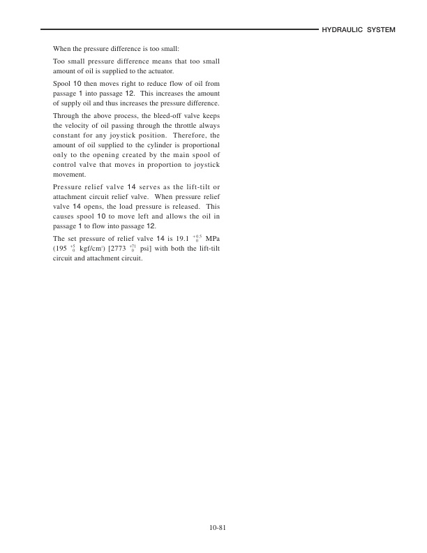 Mitsubishi FG-FD 40K-50K Chassis, Mast and Options Service Manual 99739-55120-4