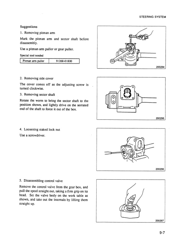 Mitsubishi FG15-35A, FD20-35A Chassis Service Manual 99719-72100-2