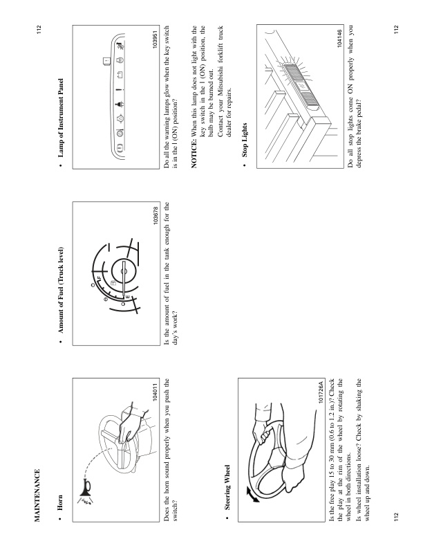 Mitsubishi FG15N-35N, FD20N-35N Operation and Maintenance Manual 99710-72110 3 Mitsubishi FG15N-35N, FD20N-35N Operation and Maintenance Manual 99710-72110-3