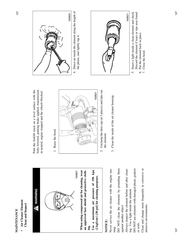 Mitsubishi FG15N-35N, FD20N-35N Operation and Maintenance Manual 99710-72110 4 Mitsubishi FG15N-35N, FD20N-35N Operation and Maintenance Manual 99710-72110-4
